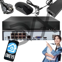 Rejestrator NVR 8CH 8-kanałowy IP POE 8MPX HDD